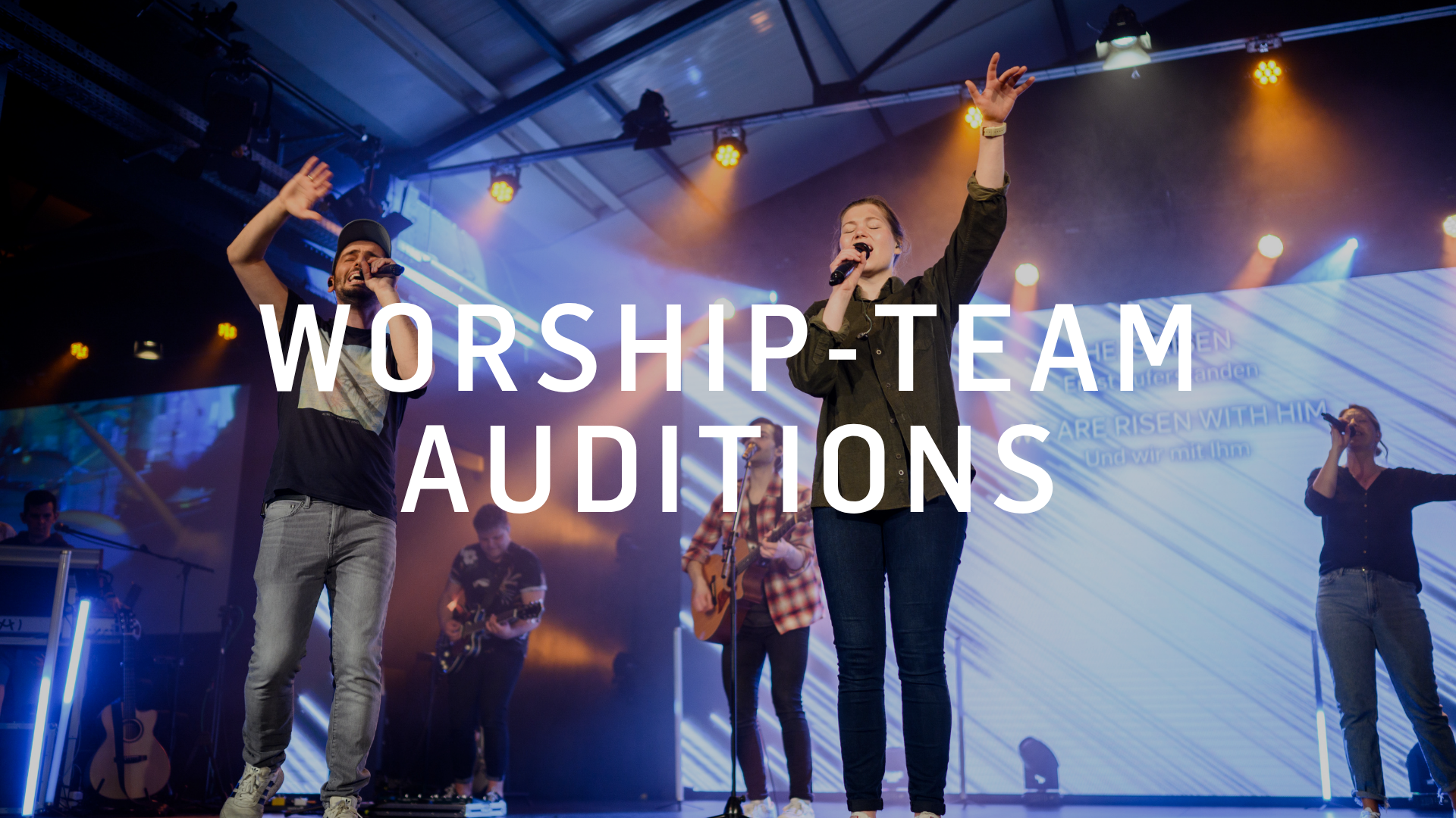 worship team auditions