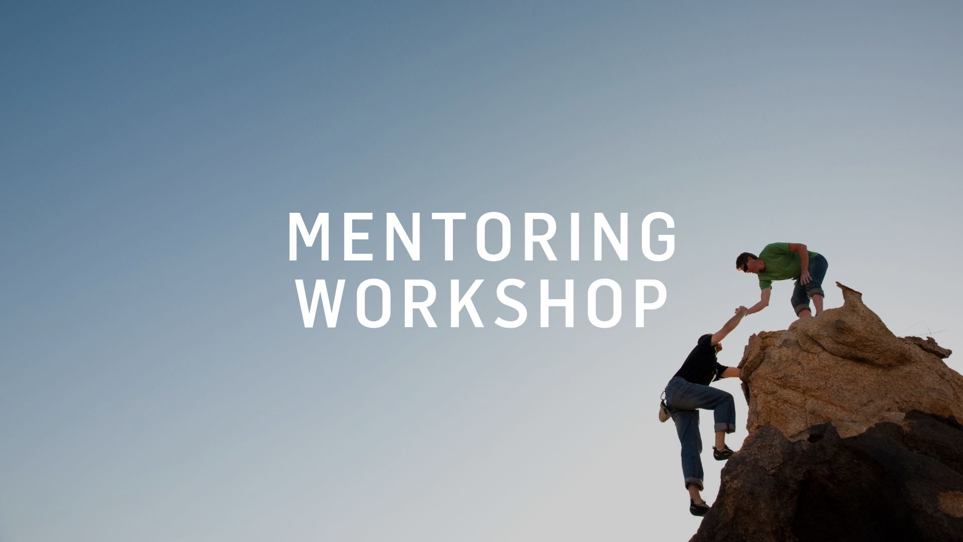 mentoring workshop
