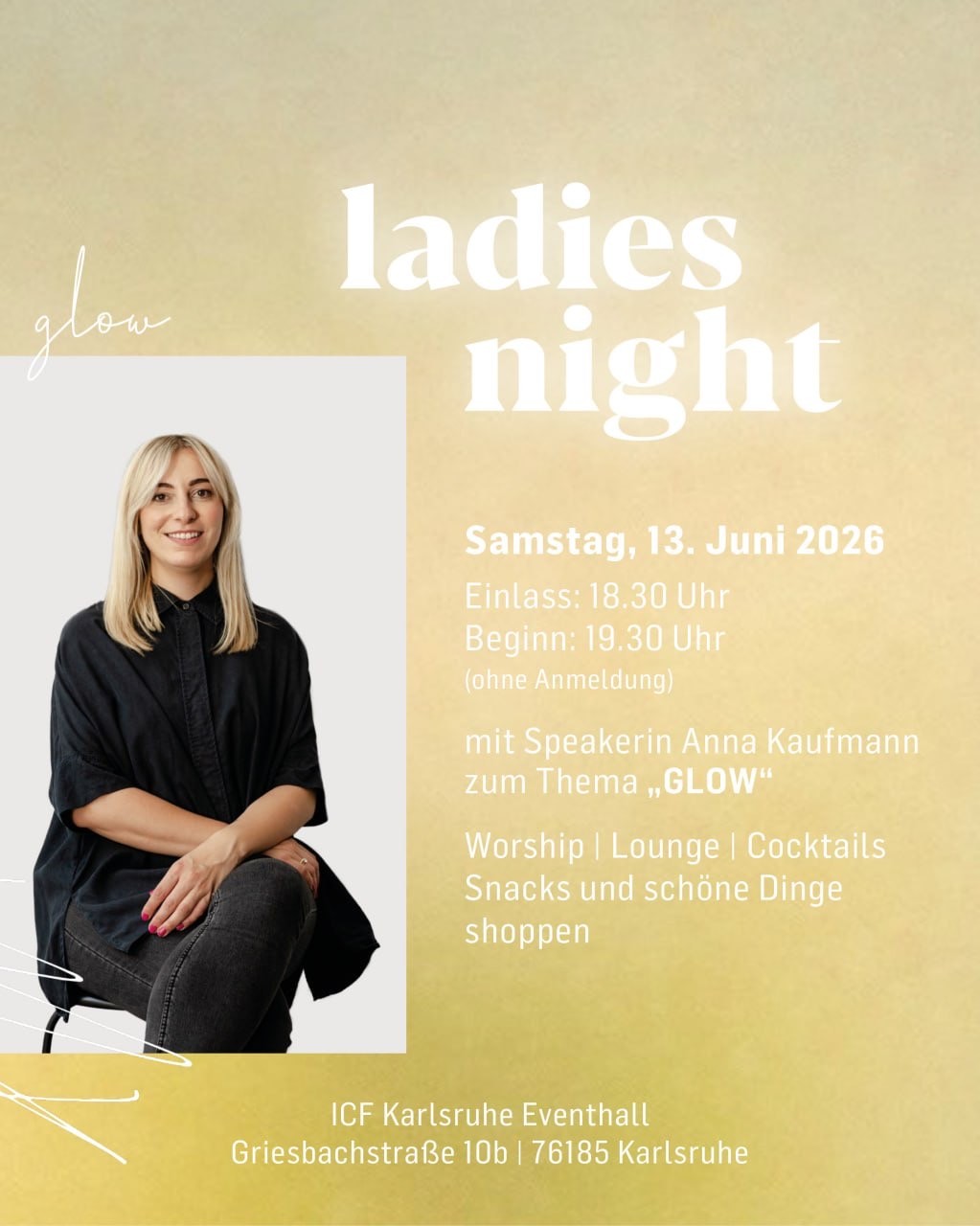 LADIES ON TOUR - ICF Ladies Night Karlsruhe