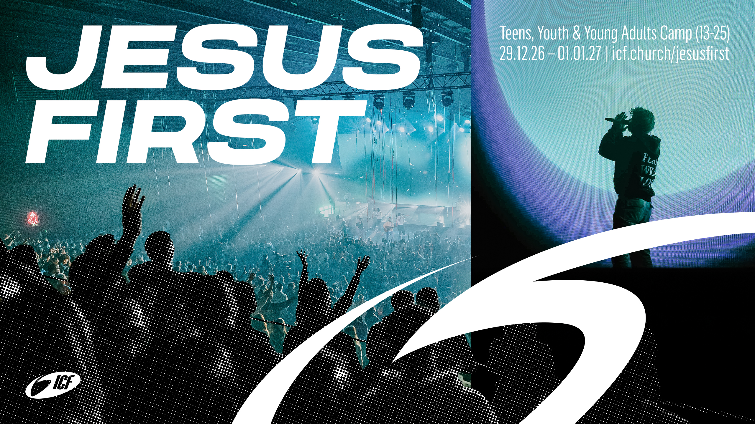 ICF Jesus First Camp 2026 Key Slide