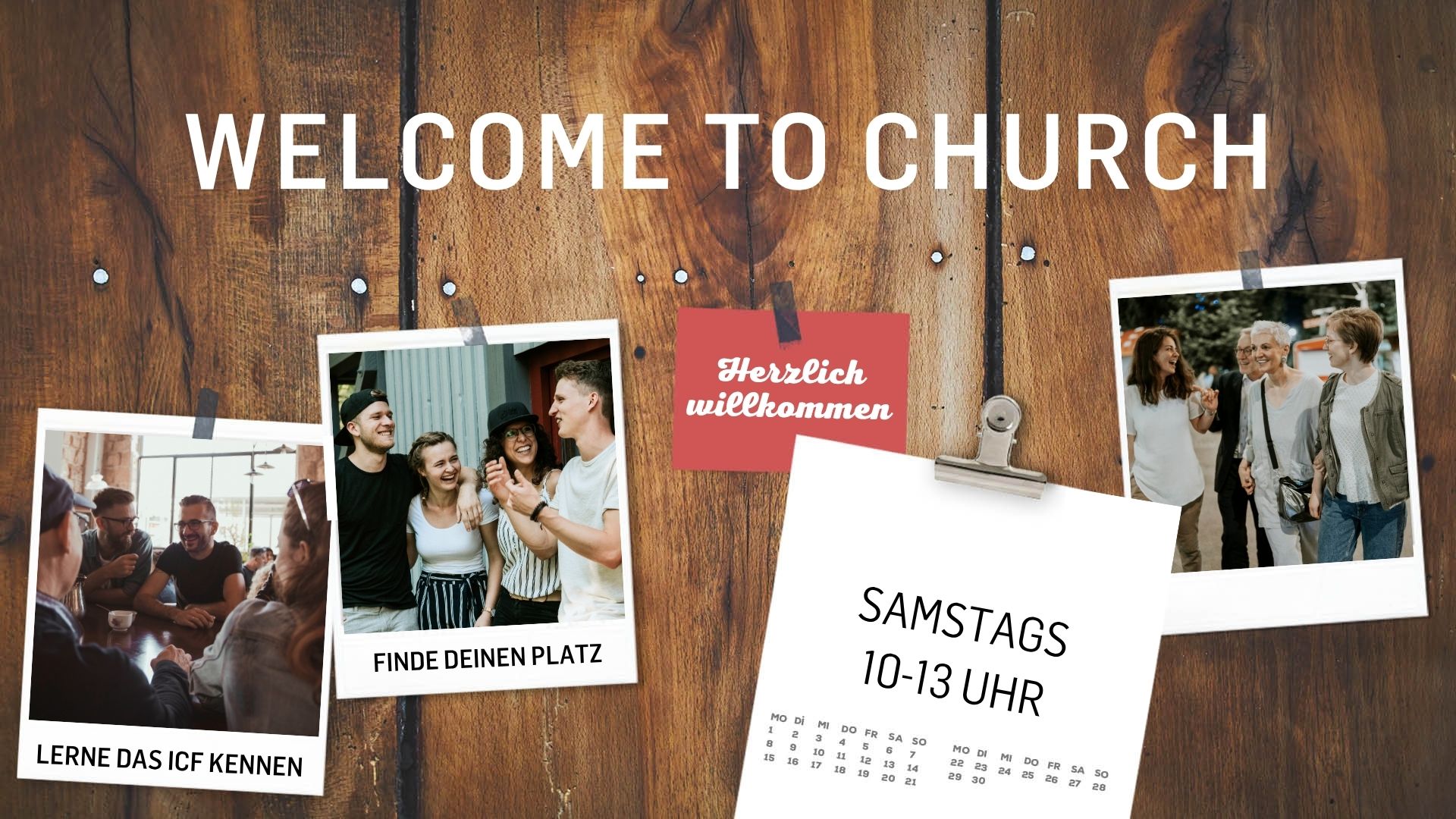 Welcome to church